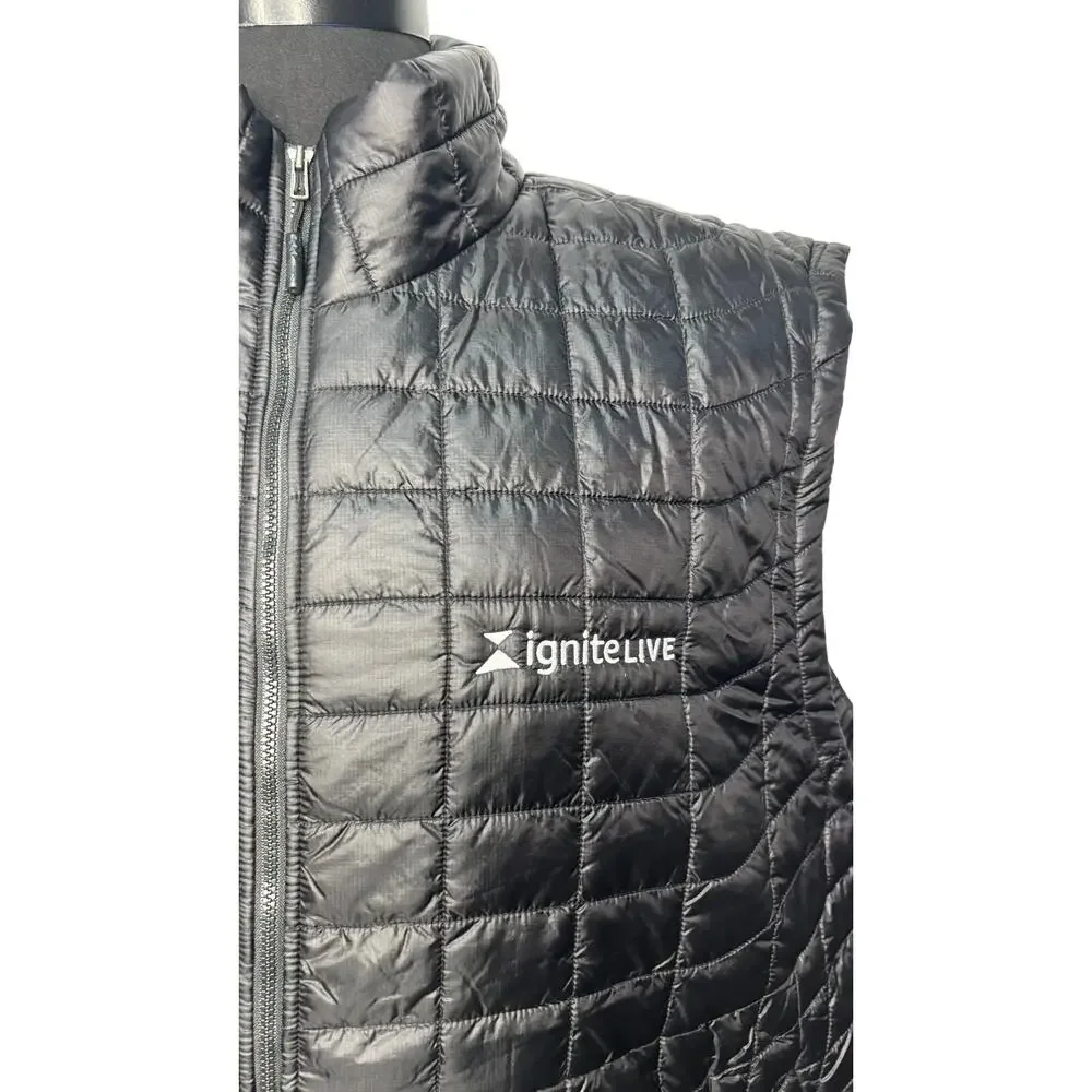 NWT The North Face Black Quilted Thermoball Trek Lightweight Zip Vest Men XXL